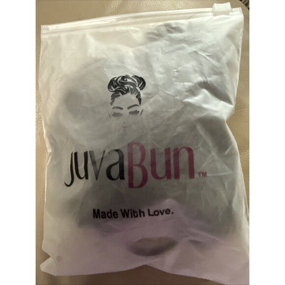 Juva Bun, Dark Brown, Messy Bun, Style Your Hair With Volume, Like Real Hair - Picture 2 of 4